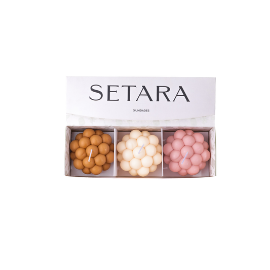 Setara Trio A (Terracota, Palo de Rosa, Beige)