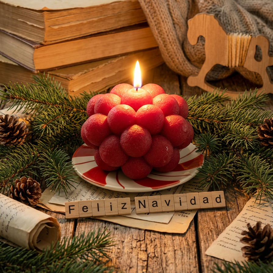 Vela Edición Limitada Setara Candy Cane