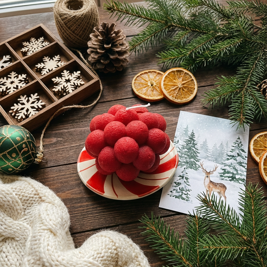 Vela Edición Limitada Setara Candy Cane